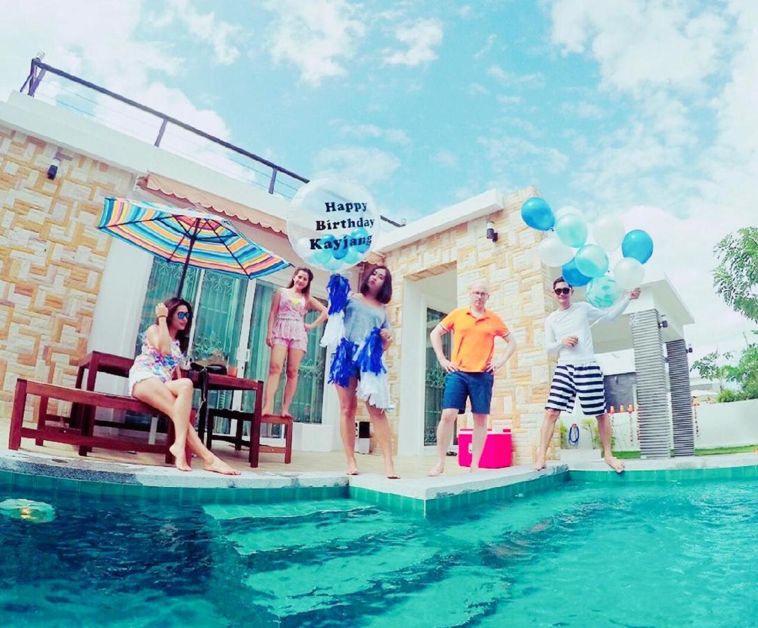 Rocky Party Pool Villa Huahin 3 Bedrooom With Bbq & Karaoke מראה חיצוני תמונה